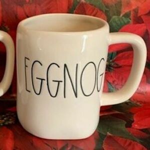 Rae Dunn EGGNOG Coffee Mug Cup Farmhouse Christmas NEW